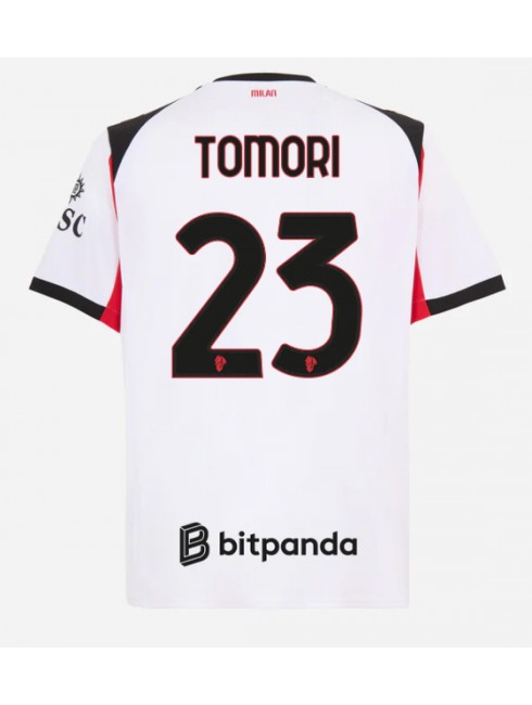AC Milan Fikayo Tomori #23 Replika Borta Kläder 2025-26 Kortärmad AC Milan Fikayo Tomori #23 Replika Borta Kläder 2025-26 Kortärmad